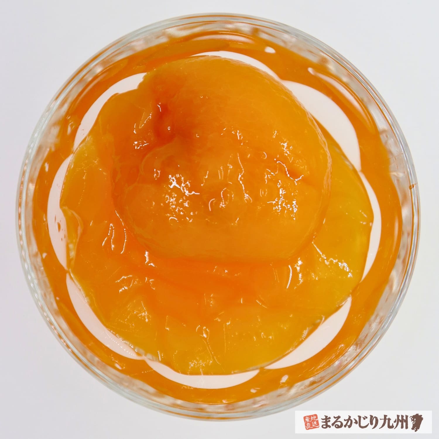 長崎びわゼリーのクローズアップ