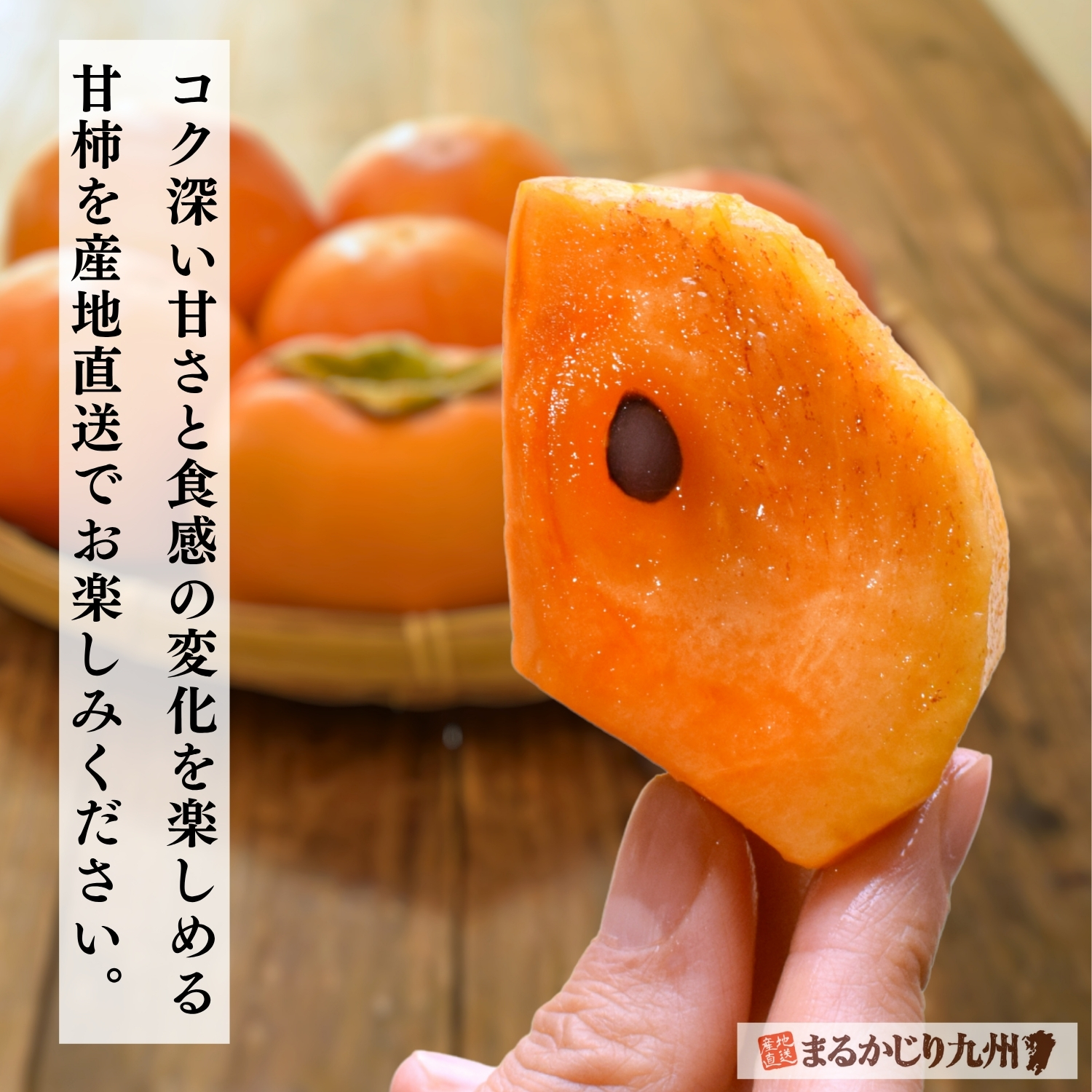 富有柿（ふゆうがき）】美味しい甘柿の人気No.1品種を福岡県より産地