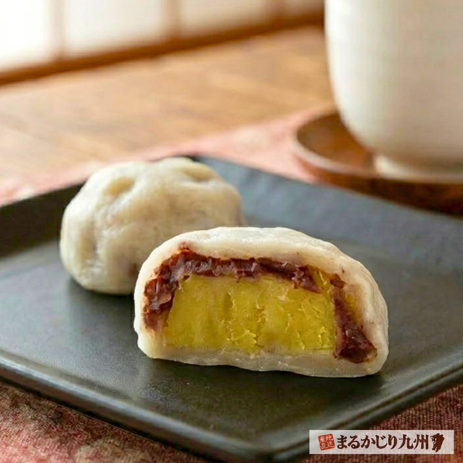 お茶と一緒に楽しむ熊本名物いきなり団子