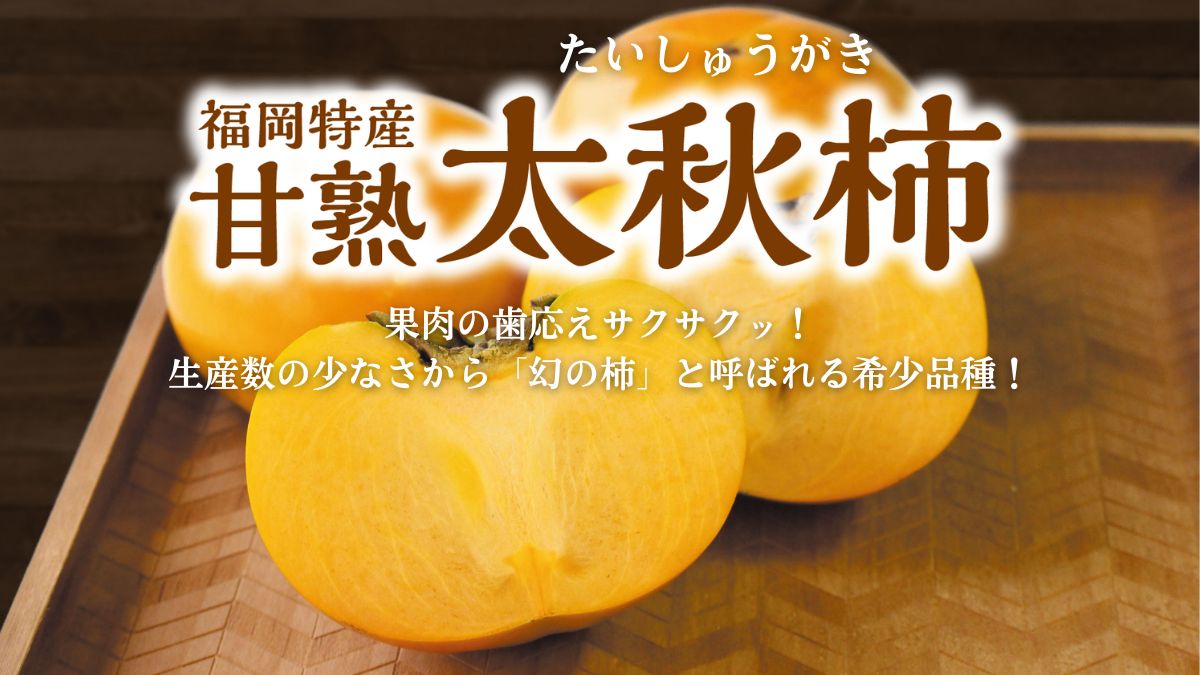 福岡県産 甘熟太秋柿