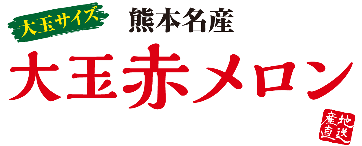 大玉サイズ 熊本名産 大玉赤メロン