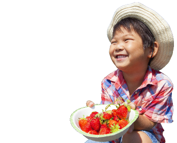 九州のフルーツって、すっごくおいしいね！もっと食べたい♪