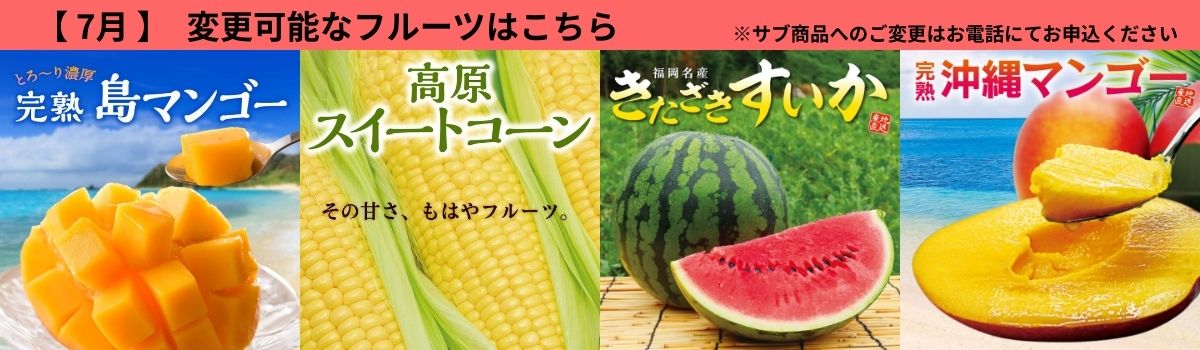 定期サブ商品7月
