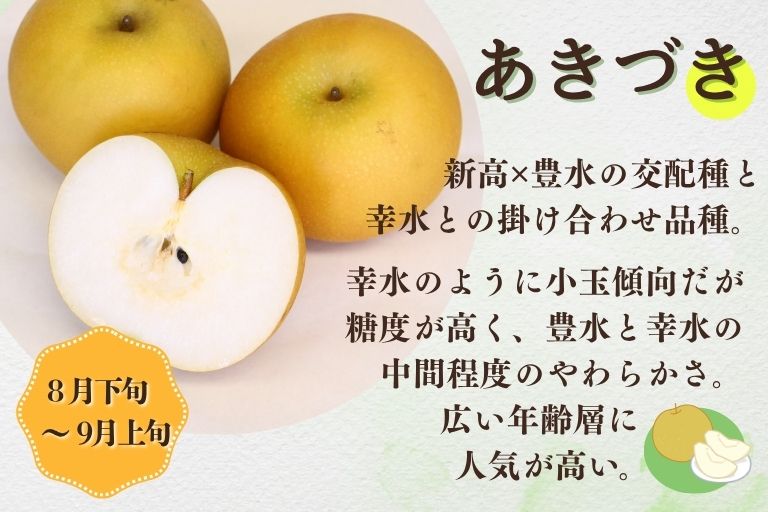 伊万里梨の豊水の品種の特徴