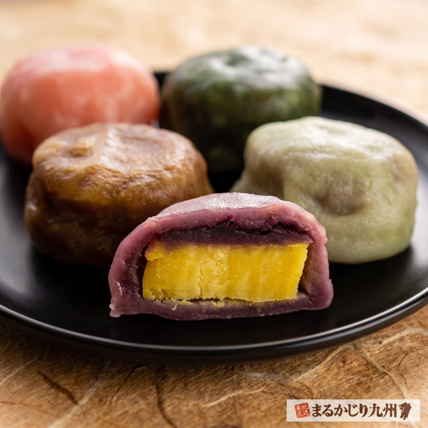 熊本名物いきなり団子5種セットの食べ比べ