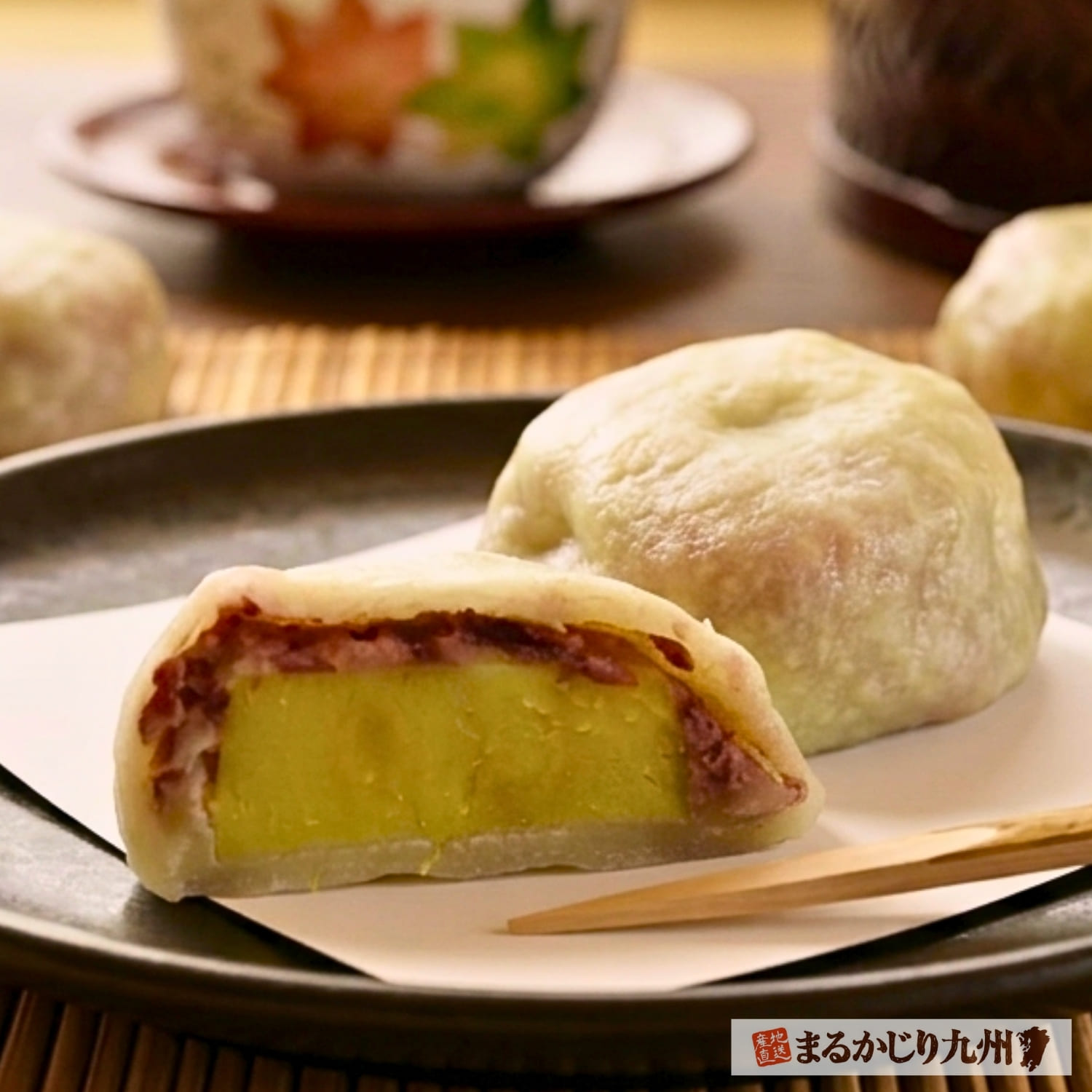 熊本名物いきなり団子プレーンの素朴な味わい